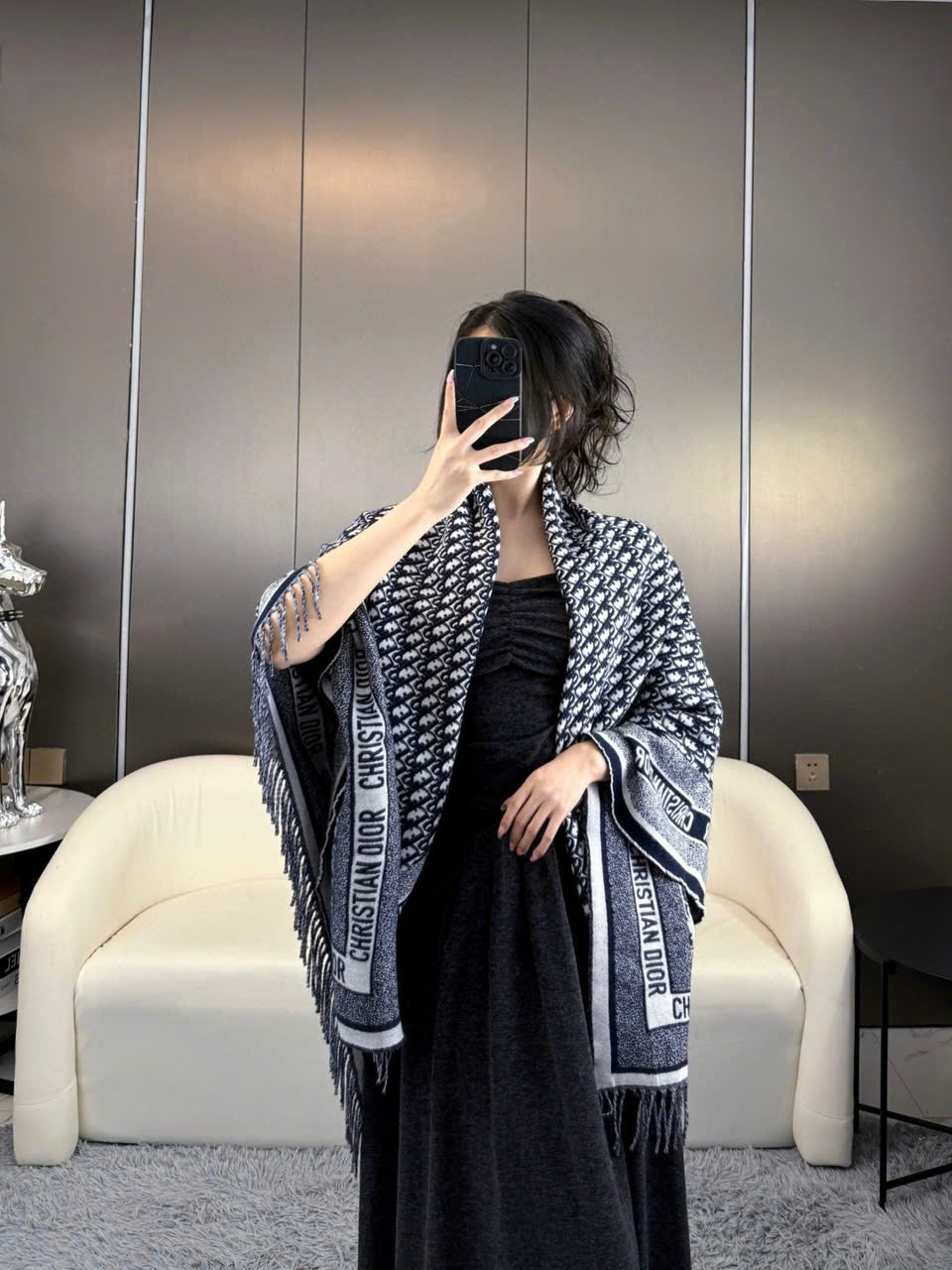 khăn choàng Dior nữ