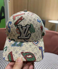 Mũ lưỡi trai LV Louis Vuitton kiểu Hàn Quốc mới kèm hộp – thêu số cá nhân thời trang xuân thu unisex nam nữ sang trọng