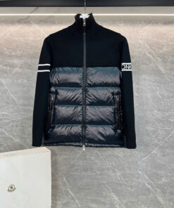 Áo Khoác Lông Vũ Nam Moncler Tay Len Cao Cấp - Nhẹ, Ấm, Authentic 1:1