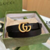 Thắt lưng nữ GG cổ điển cao cấp 2.0cm – khóa logo GG mạ vàng sang trọng, da hai mặt luxury Ý