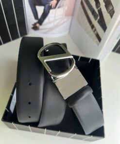 Thắt Lưng Nam Z ZEGNA Cao Cấp - Da Bò Đen Sang Trọng, Chuẩn Doanh Nhân