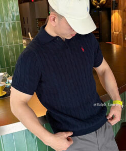 Áo Polo Fendi FF Jacquard Cao Cấp - Cotton 100%, Dệt Kim 16-Gauge, Sang Trọng Chuẩn 1:1