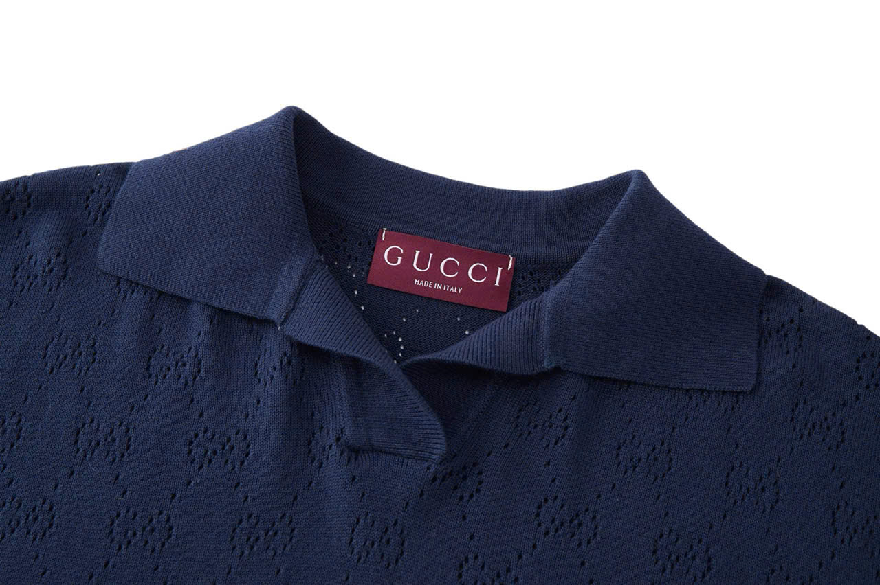 áo polo Jacquard Double G